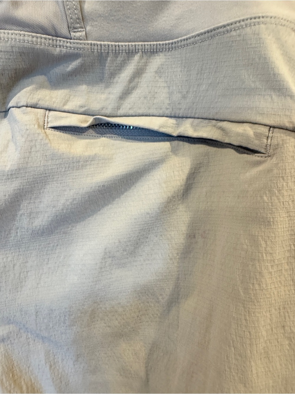 Athleta Trekkie North Shorts 14 Khaki Hiking Travel Golf Zip Pocket Outdoor - Picture 6 of 12